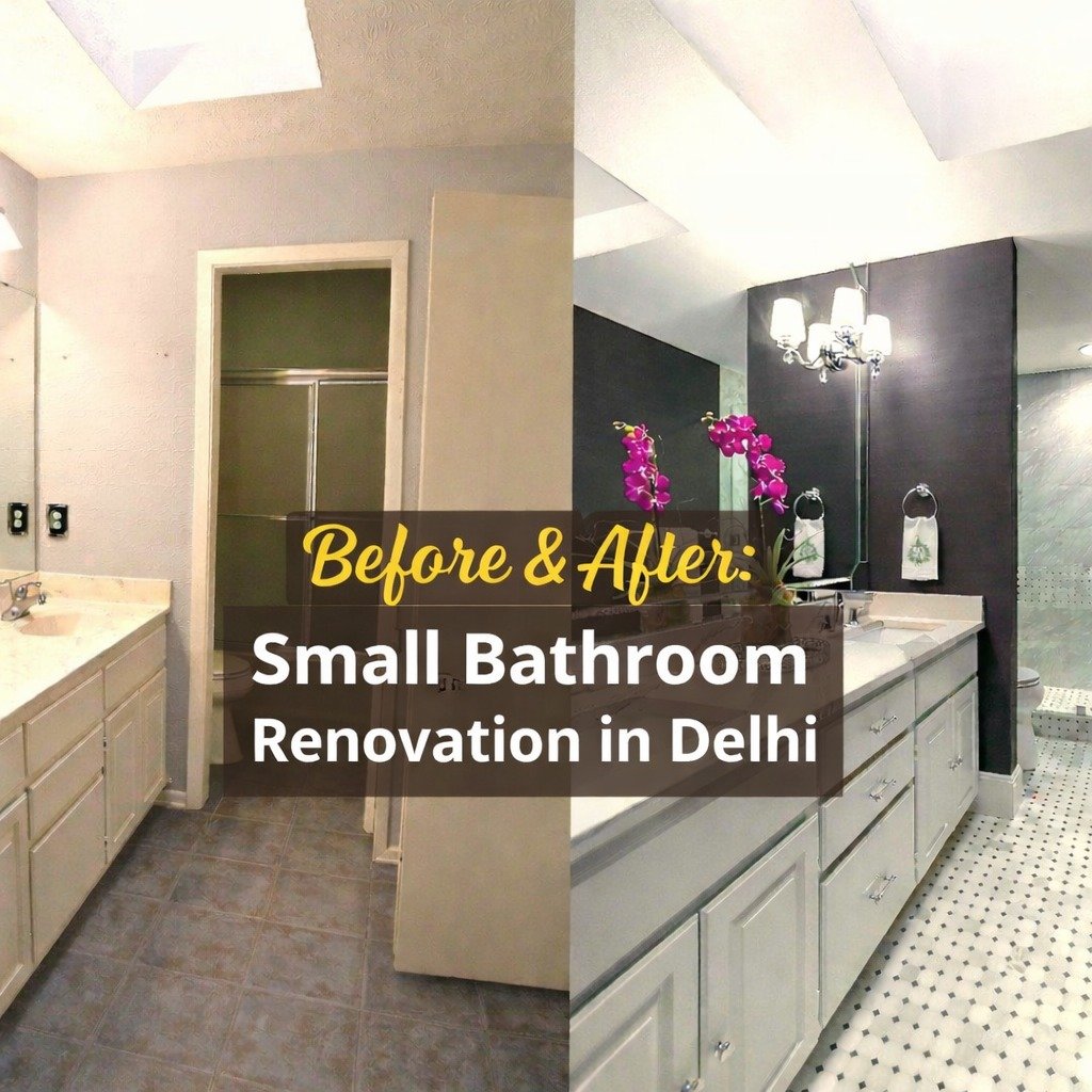 Before & After: Small Bathroom Renovation in Delhi